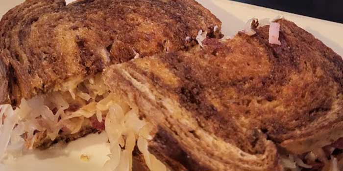 Delicious Rueben sandwich served at The Flagstone in Appleton WI.